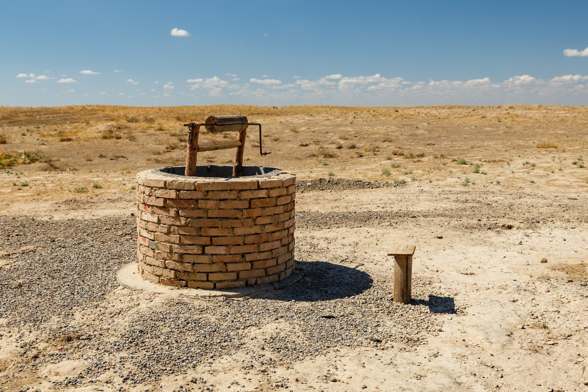 Water well in Kazakhstan
